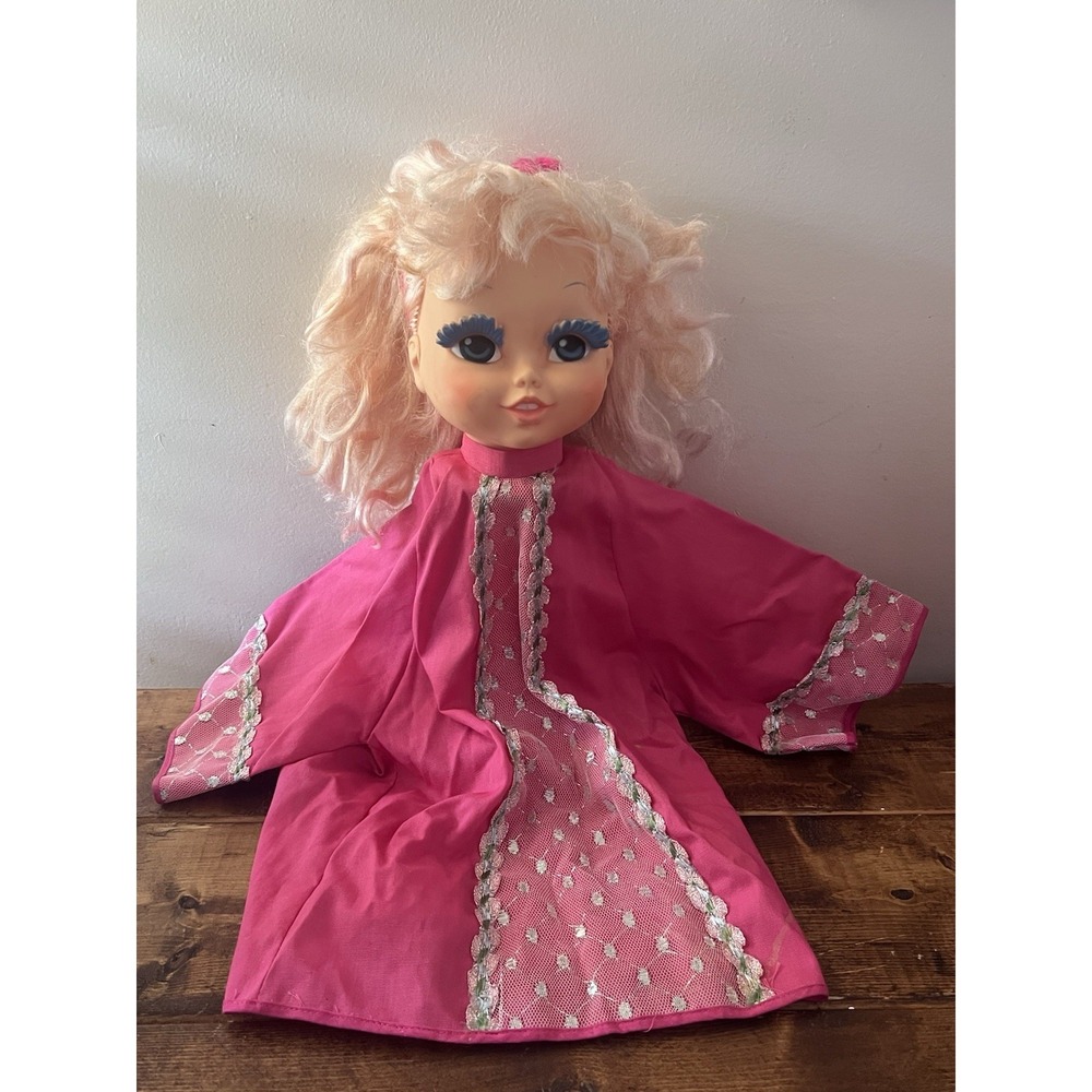 Extremely Rare Beautiful Vintage 24" eegee GYPSY Poppett doll, Puppet 2ft Blonde